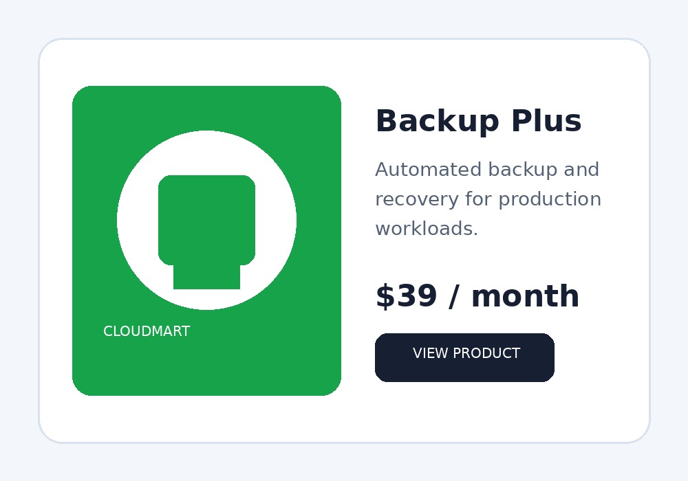 Backup Plus